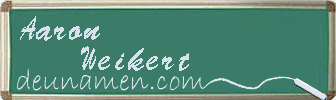 Aaron Weikert Visitenkarte